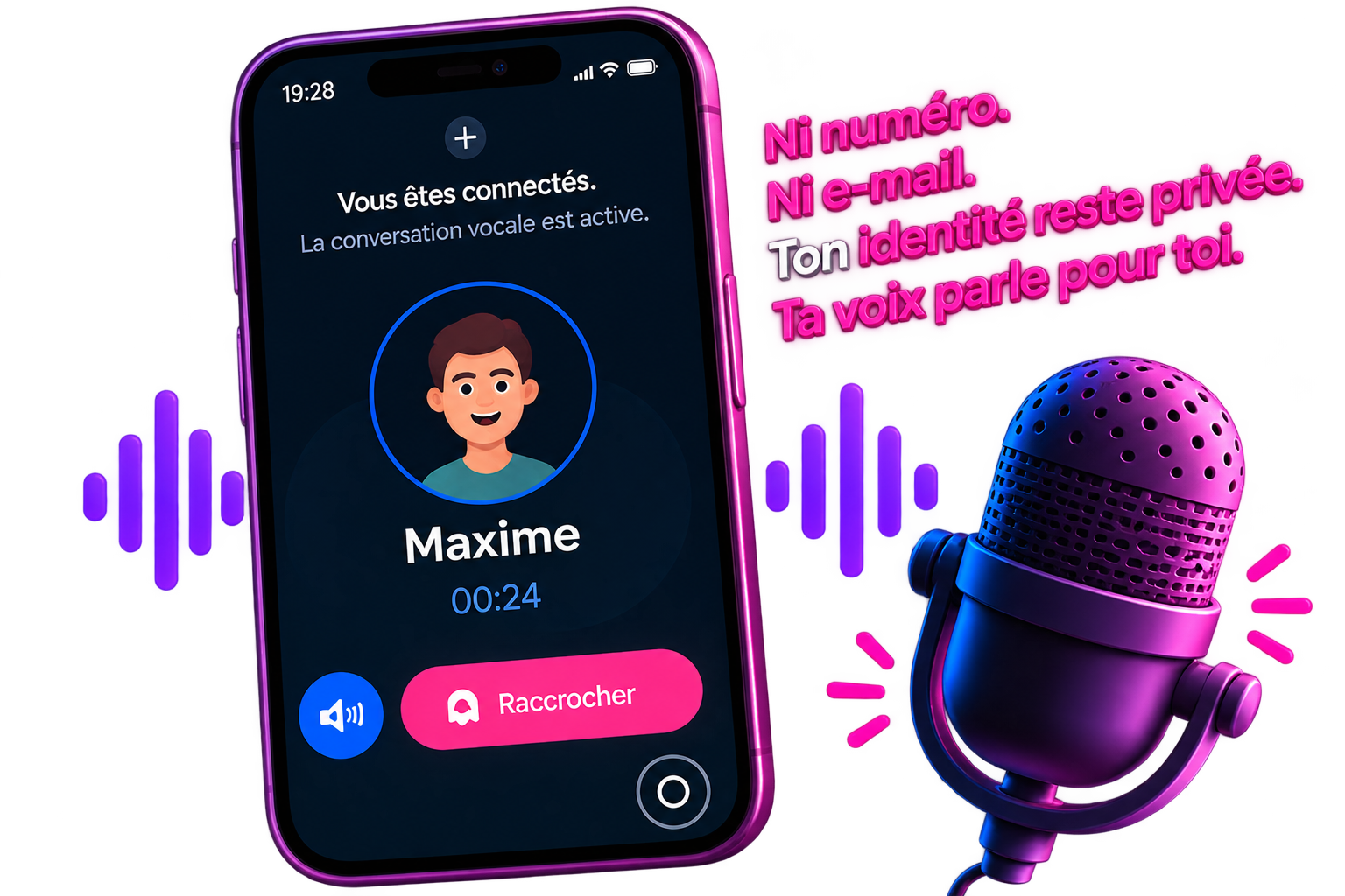 Appel audio privé sur Soolz
